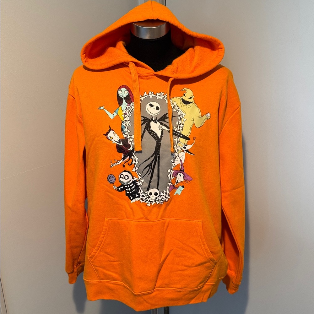 Disney Orange Nightmare Before Christmas Hoodie